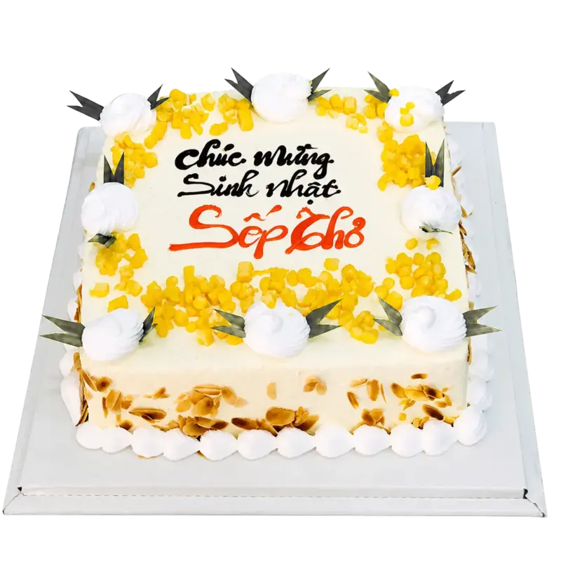 Bánh kem B30 – Mẫu tặng Bánh Bắp
