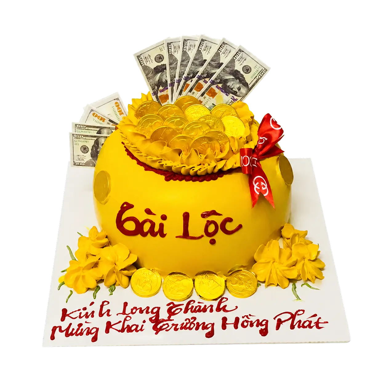 Bánh kem HU33 – Mẫu tặng Khai Trương Tất Niên