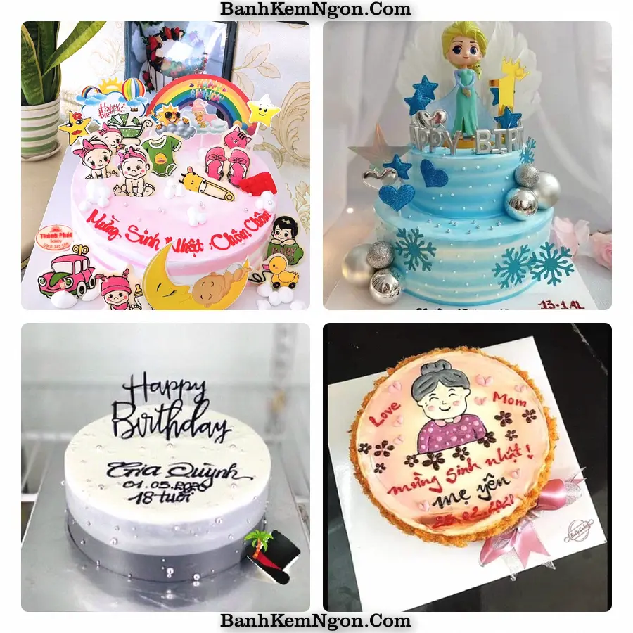 Bánh kem cho buổi mừng tại Tân Trụ - Huyện Tân Trụ