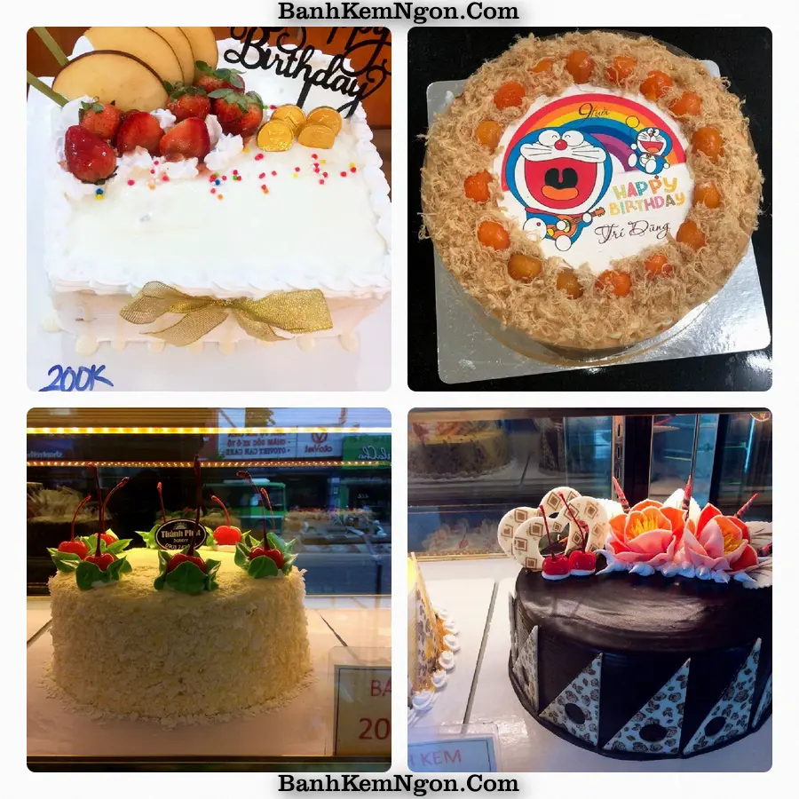 Bánh kem cho buổi mừng tại Phước Cát - Huyện Cát Tiên