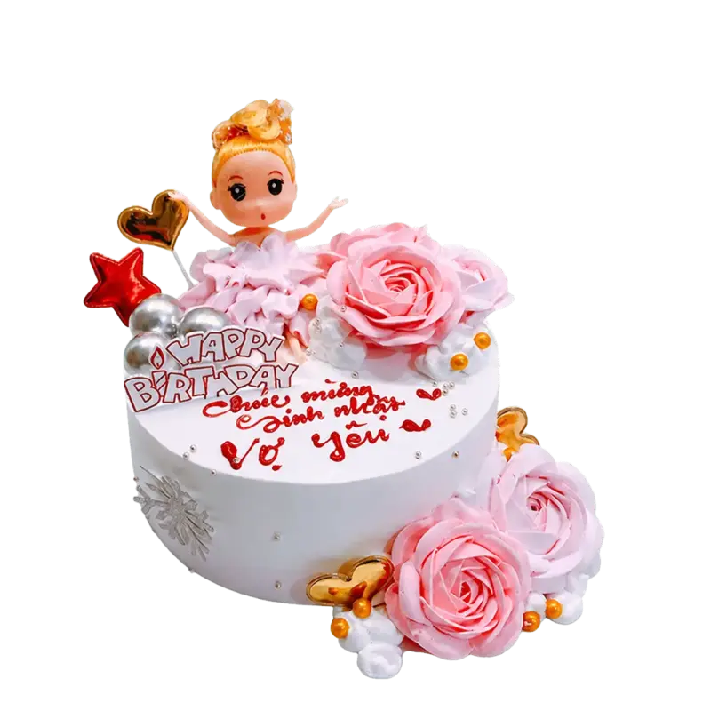 Bánh kem BE01 – Mẫu tặng Bé Gái