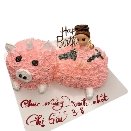 Bánh kem BE08 – Mẫu tặng Bé Gái