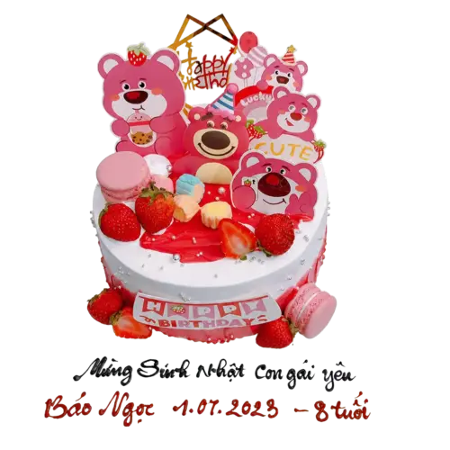 Bánh kem BE10 – Mẫu tặng Bé Gái