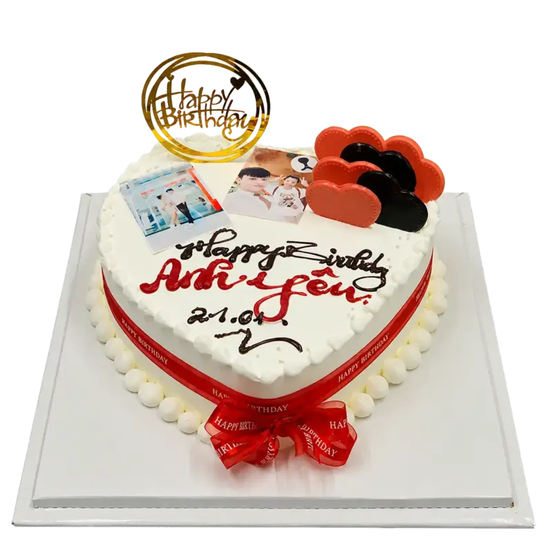Bánh kem NY1 – Mẫu bánh tặng Người Yêu