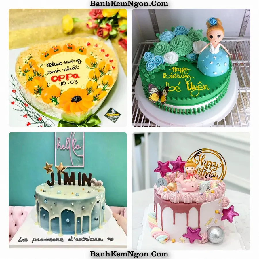 Mẫu bánh kem cho buổi mừng tại Bút Sơn, Huyện Hoằng Hóa