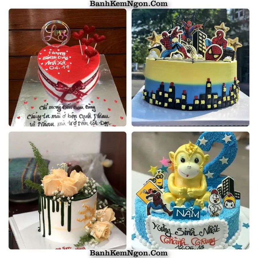 Mẫu bánh kem cho Cái Nước - Huyện Cái Nước