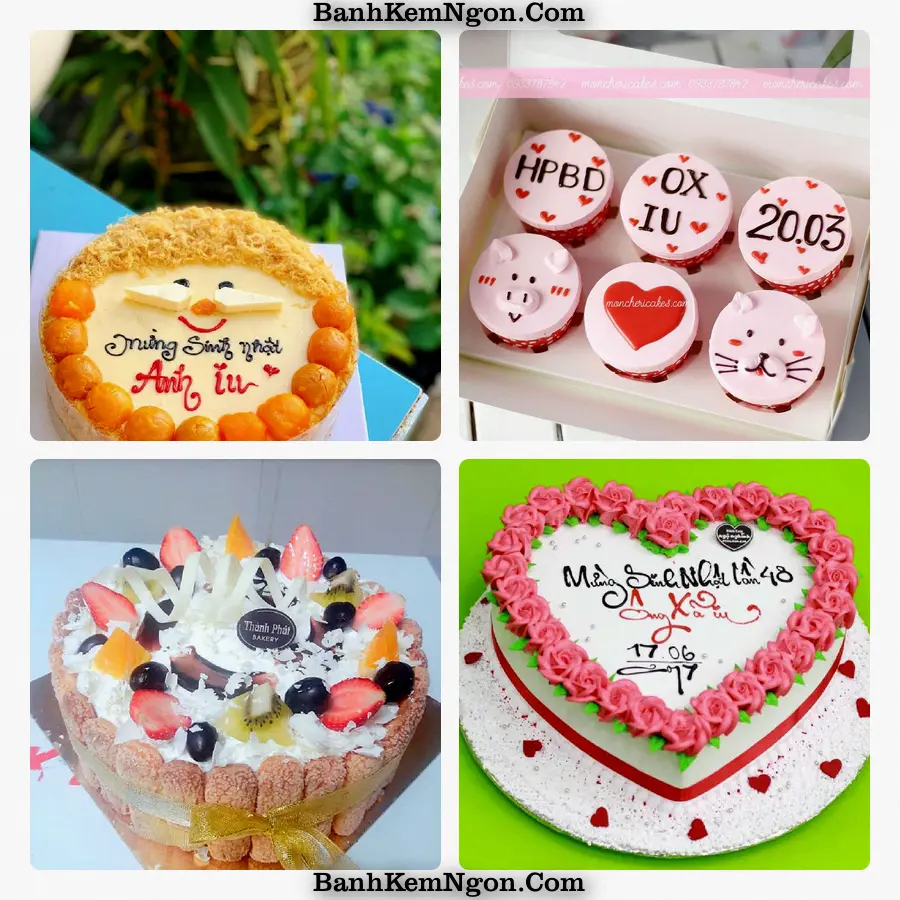 Mẫu bánh kem cho buổi mừng tại Cát Bà, Huyện Cát Hải