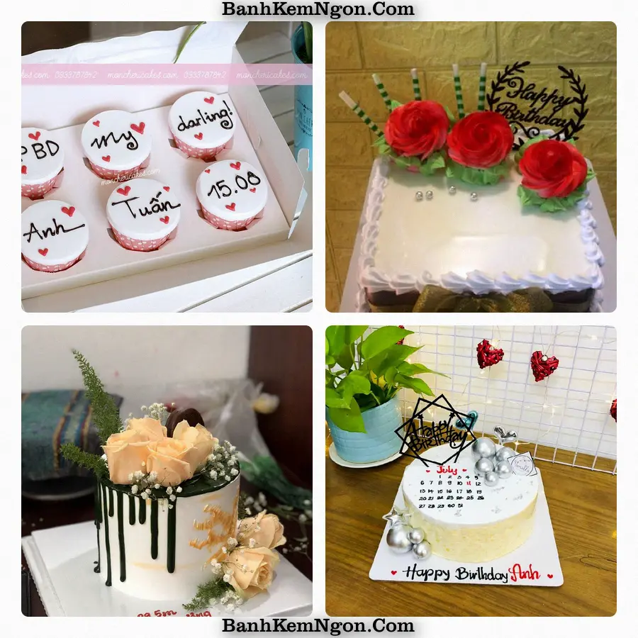 Mẫu bánh kem cho Chơn Thành - Bình Phước