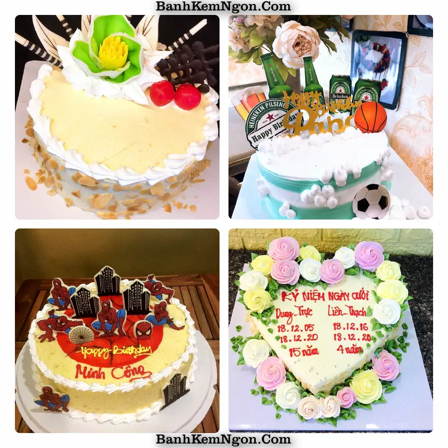 Mẫu bánh kem cho Cửa Lò - Nghệ An