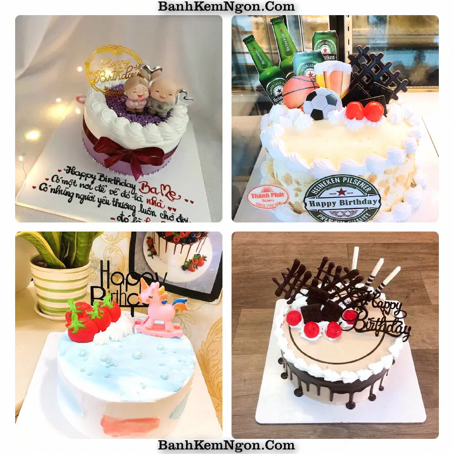 Mẫu bánh kem cho Hương Thủy - Thừa Thiên Huế