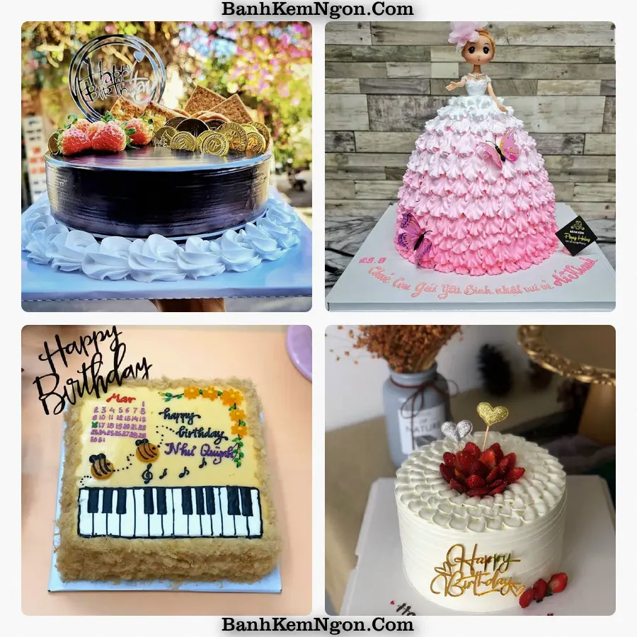 Mẫu bánh kem cho buổi mừng tại Lương Bằng, Huyện Kim Động