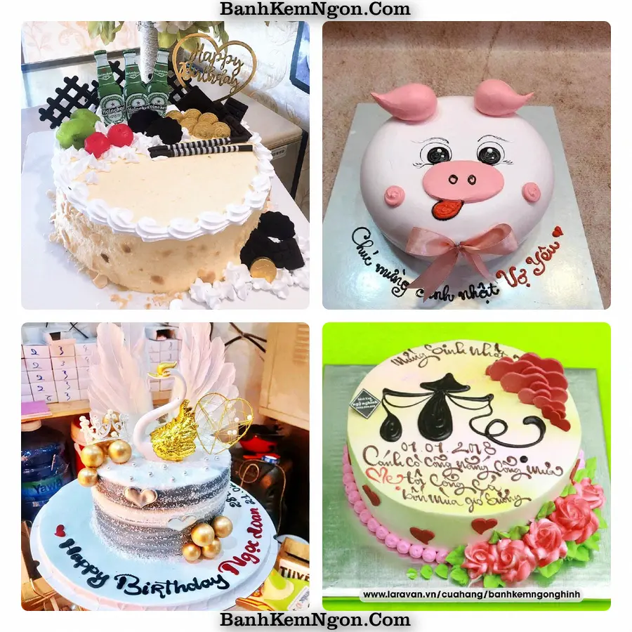 Mẫu bánh kem cho Mỹ Hào - Hưng Yên