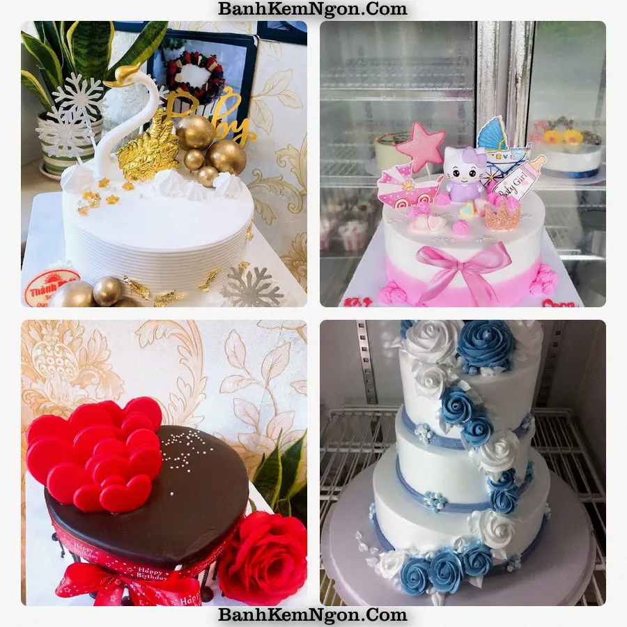 Mẫu bánh kem cho buổi mừng tại Nga Sơn, Huyện Nga Sơn