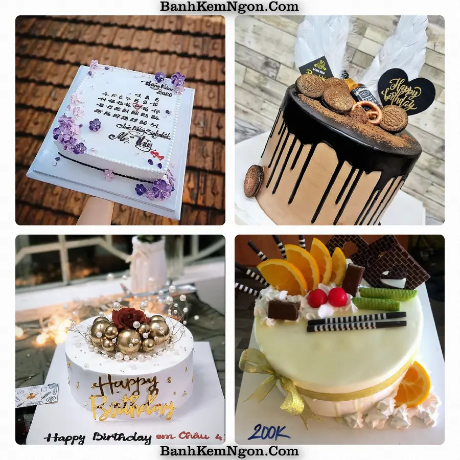 Mẫu bánh kem cho buổi mừng tại Ninh Giang, Huyện Ninh Giang