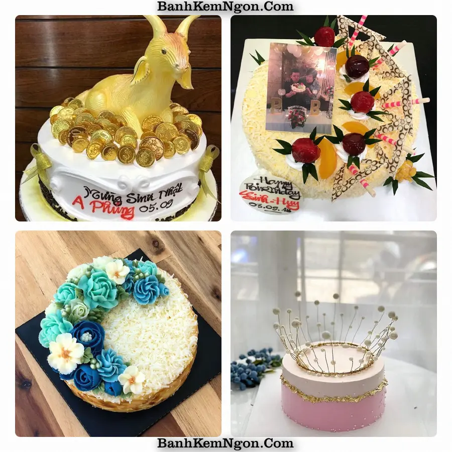 Mẫu bánh kem cho Ninh Hòa - Khánh Hòa