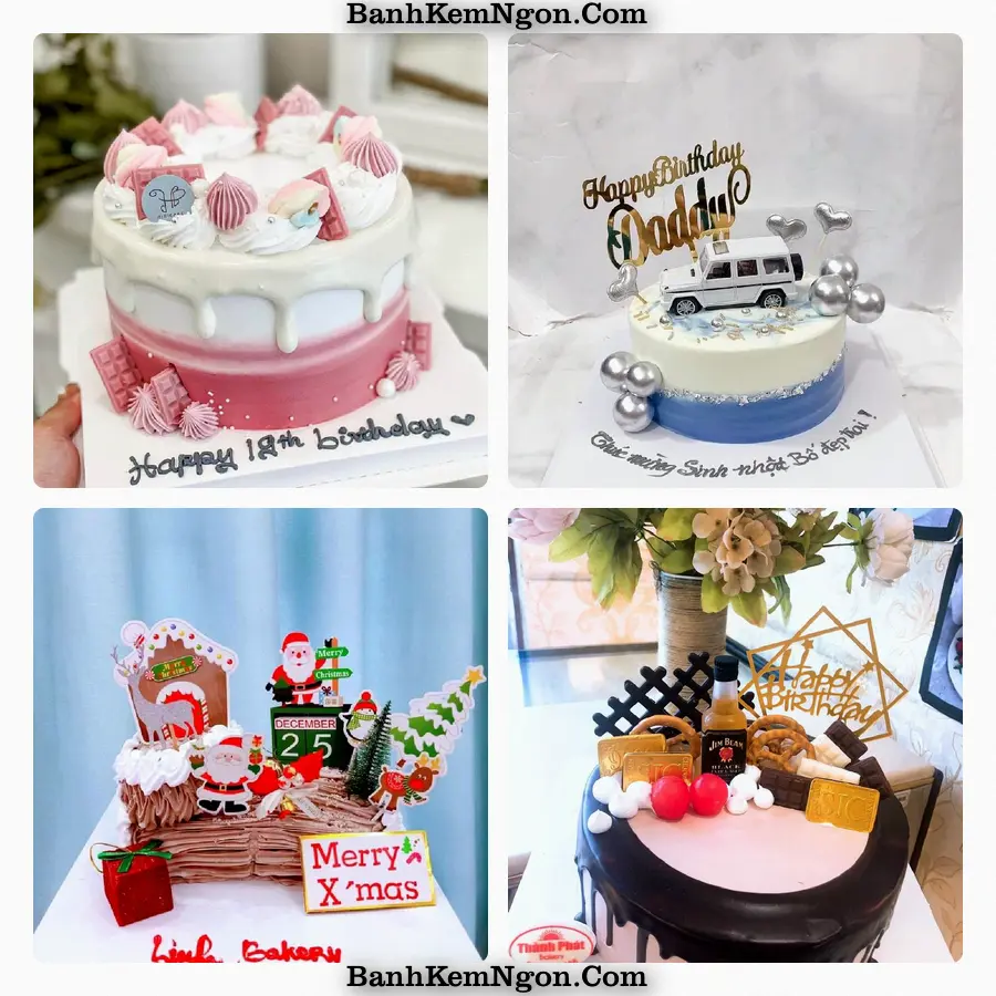 Mẫu bánh kem cho Phước Long - Huyện Phước Long
