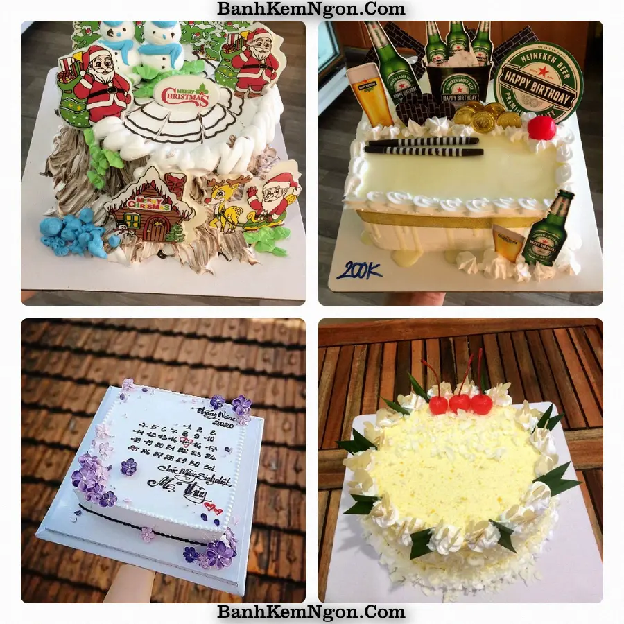 Mẫu bánh kem cho Phường Hà Nam - Tỉnh Ninh Bình