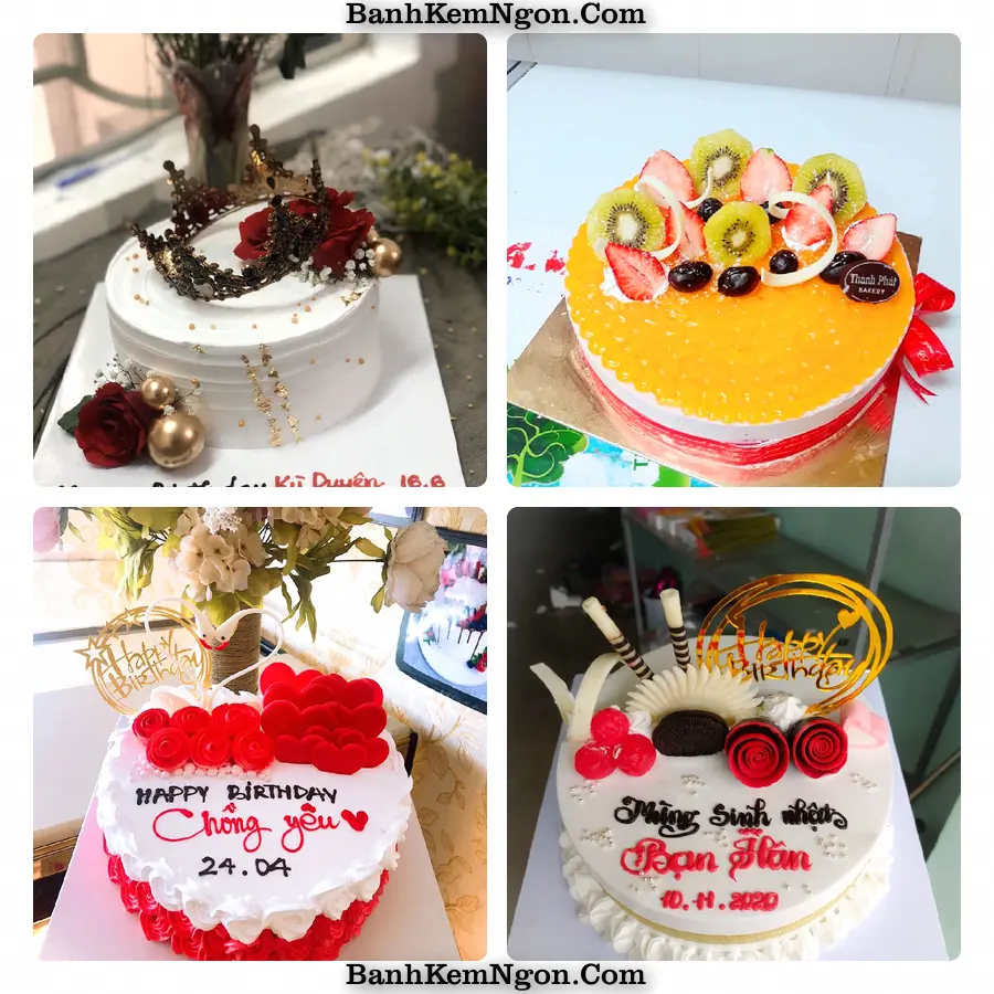 Mẫu bánh kem cho Phường Nam Hoa Lư, Tỉnh Ninh Bình – hương vị thật sự hợp với người sẽ dùng bánh