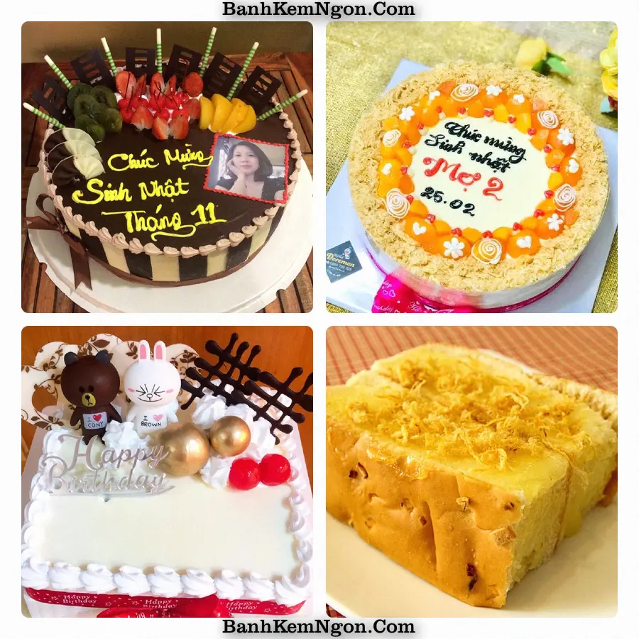 Mẫu bánh kem cho Phường Ngã Năm, Thành phố Cần Thơ – hương vị thật sự hợp với người sẽ dùng bánh