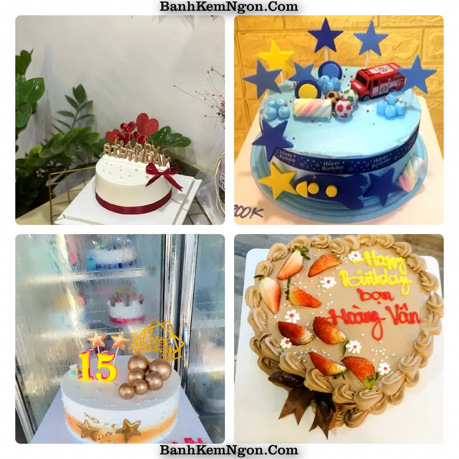 Mẫu bánh kem cho Phường Trung Thành, Tỉnh Thái Nguyên – hương vị thật sự hợp với người sẽ dùng bánh