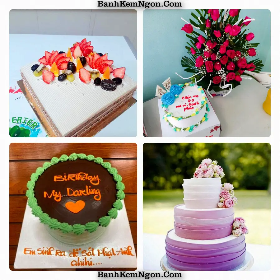 Mẫu bánh kem cho Phường Vị Thanh, Thành phố Cần Thơ – hương vị thật sự hợp với người sẽ dùng bánh