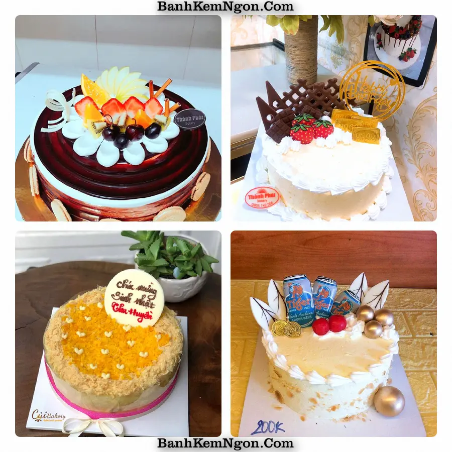 Mẫu bánh kem cho buổi mừng tại Thanh Hà, Huyện Thanh Hà