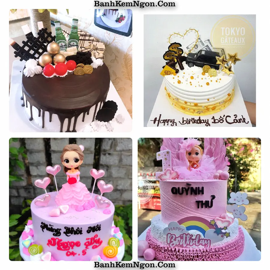 Mẫu bánh kem cho buổi mừng tại Thiên Tôn, Huyện Hoa Lư