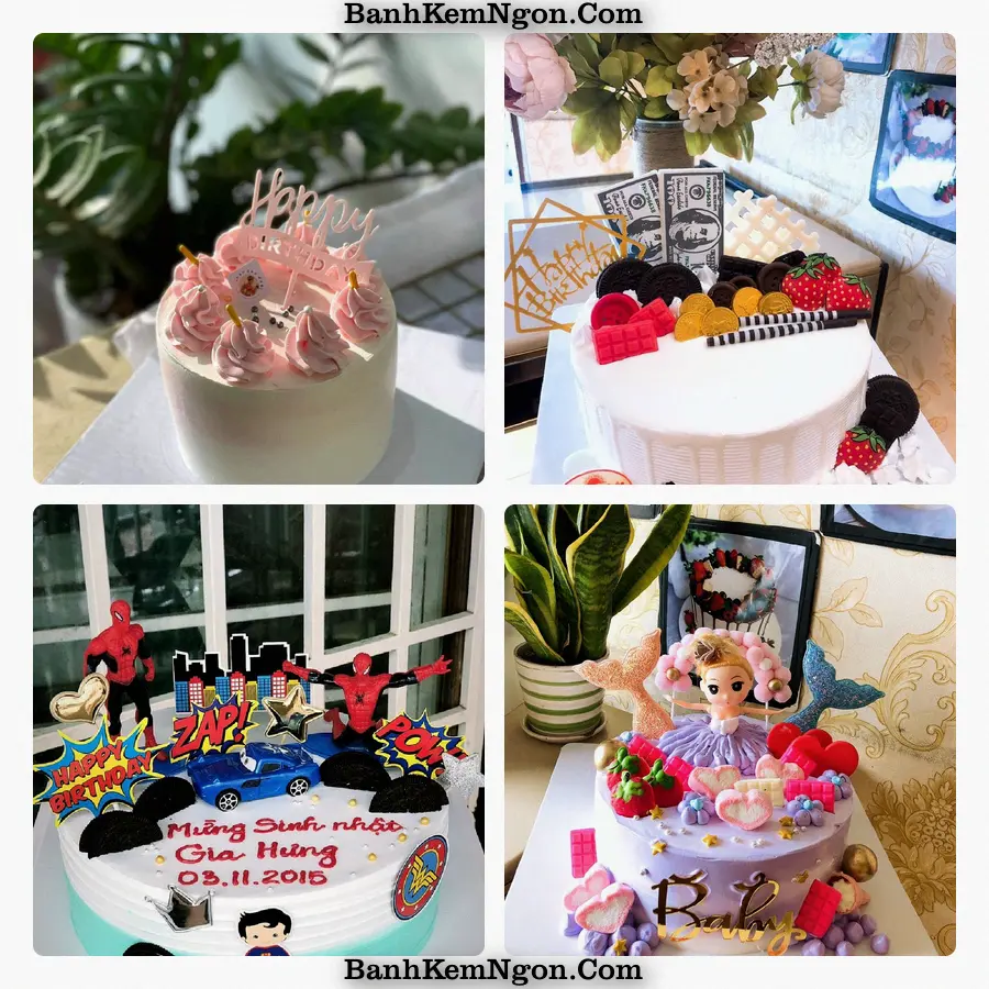 Mẫu bánh kem cho buổi mừng tại Thịnh Long, Huyện Hải Hậu