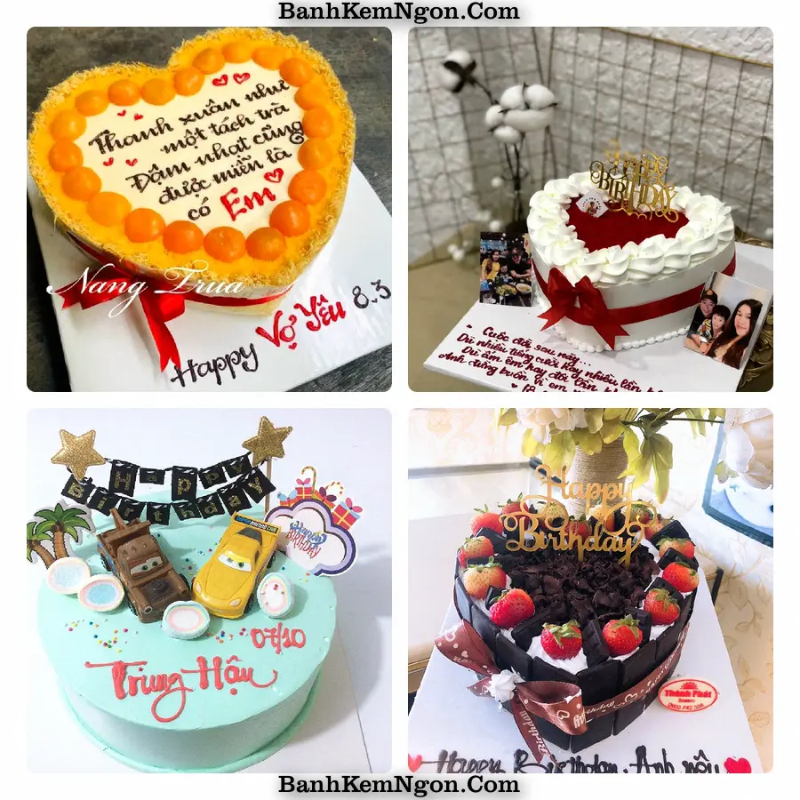 Mẫu bánh kem cho Xã Bình Hòa, Tỉnh An Giang – hương vị thật sự hợp với người sẽ dùng bánh
