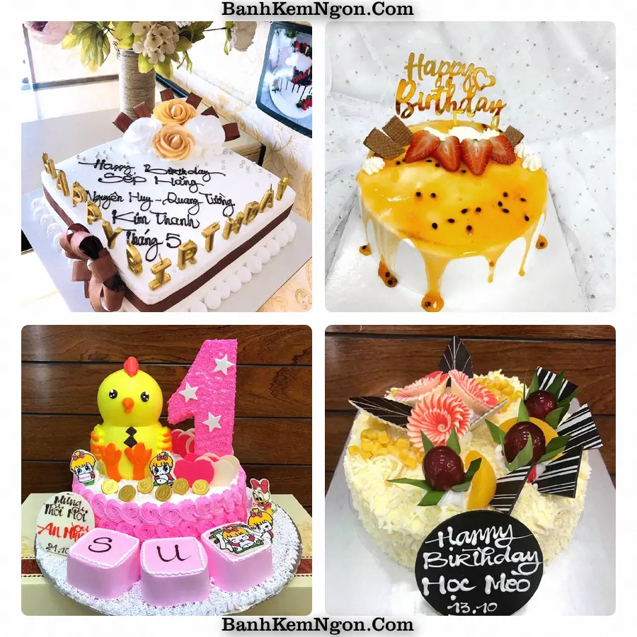 Mẫu bánh kem cho Xã Đại Sơn - Thành phố Hải Phòng