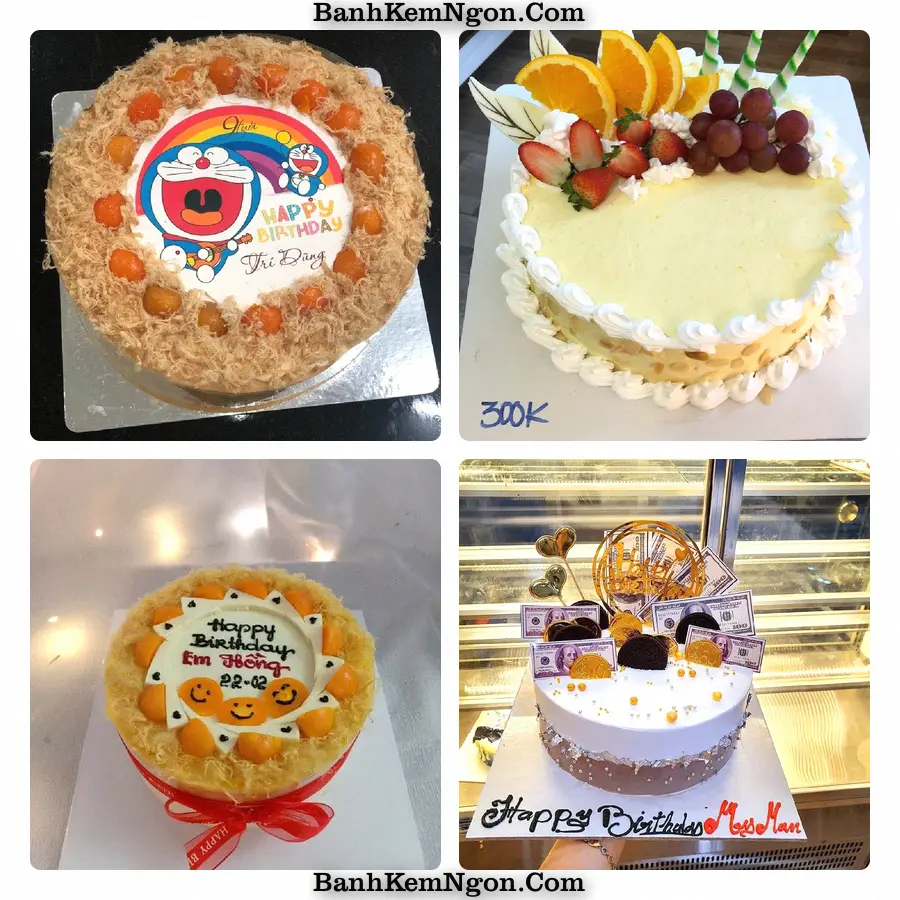 Mẫu bánh kem cho Xã Điềm Thụy - Tỉnh Thái Nguyên