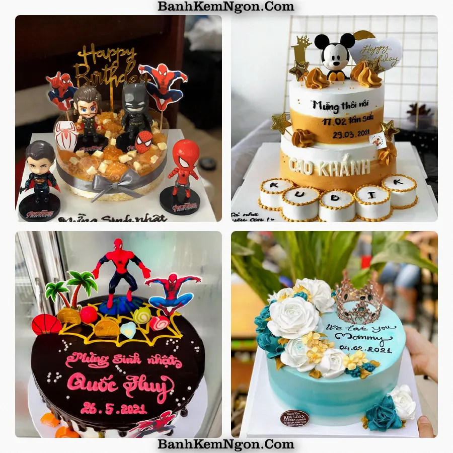 Mẫu bánh kem cho Xã Kế Sách - Thành phố Cần Thơ