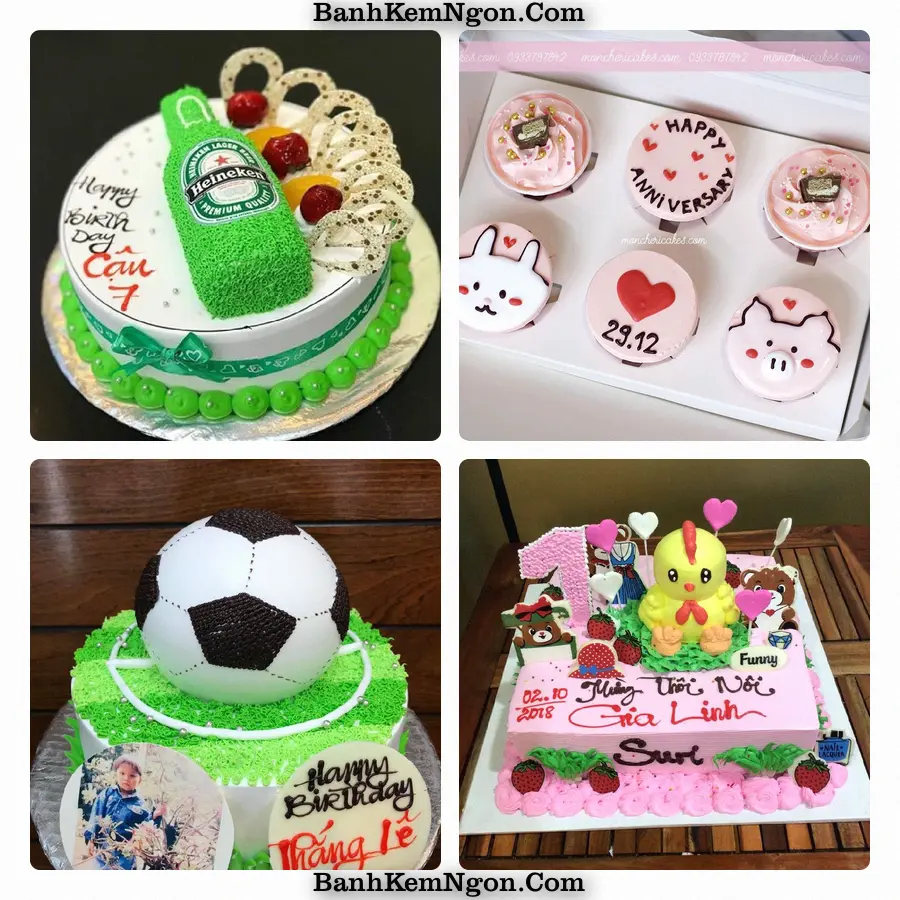 Mẫu bánh kem cho Xã Long Hồ, Tỉnh Vĩnh Long – hương vị thật sự hợp với người sẽ dùng bánh