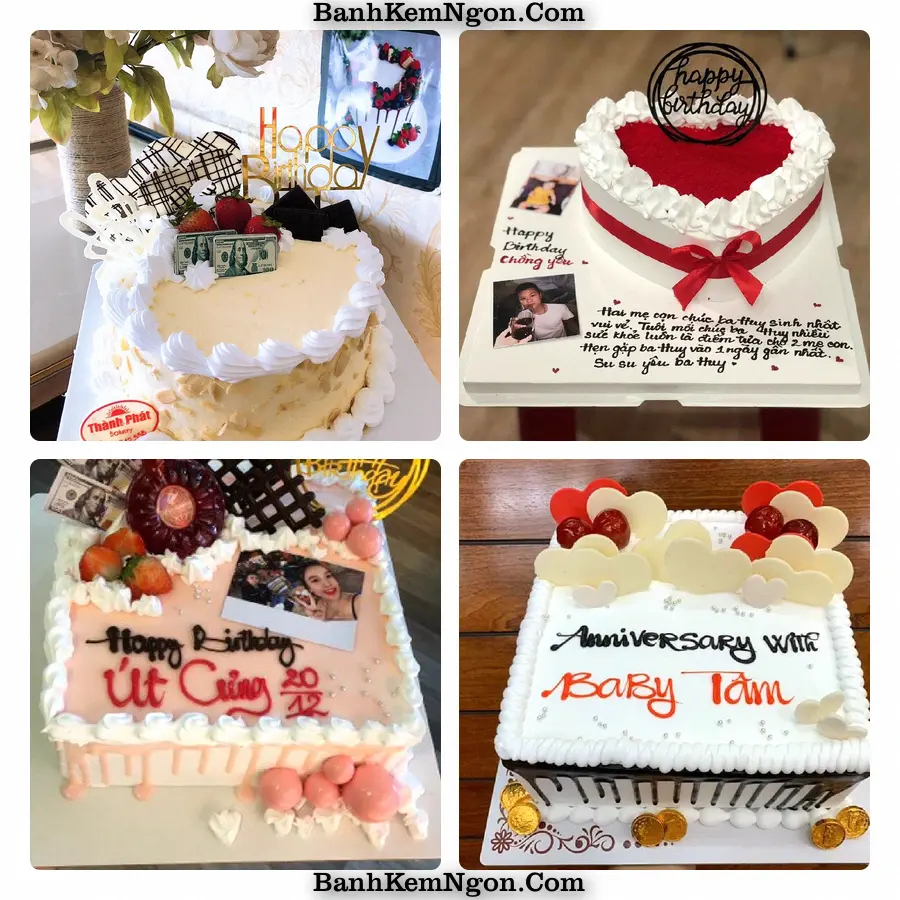Mẫu bánh kem cho Xã Minh Thái - Tỉnh Ninh Bình