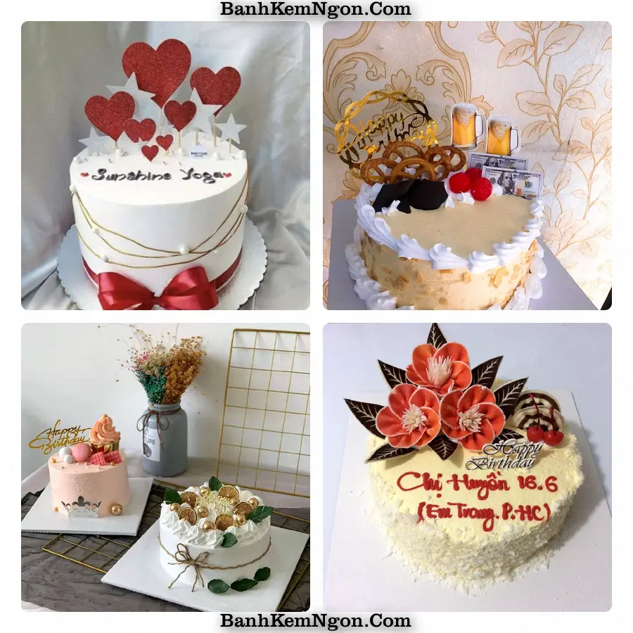 Mẫu bánh kem cho Xã Nam Xang - Tỉnh Ninh Bình