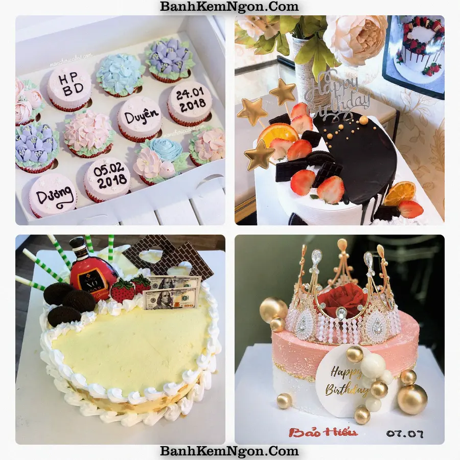 Mẫu bánh kem cho Xã Ngọc Thiện, Tỉnh Bắc Ninh – hương vị thật sự hợp với người sẽ dùng bánh