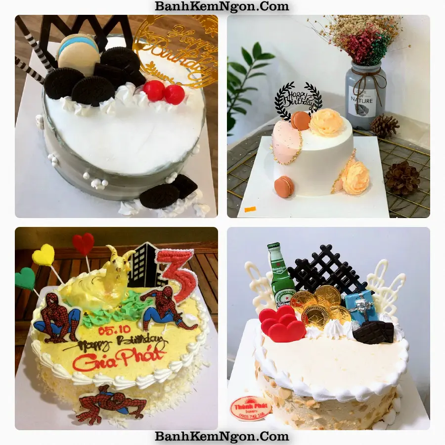 Mẫu bánh kem cho Xã Quỳnh An - Tỉnh Hưng Yên
