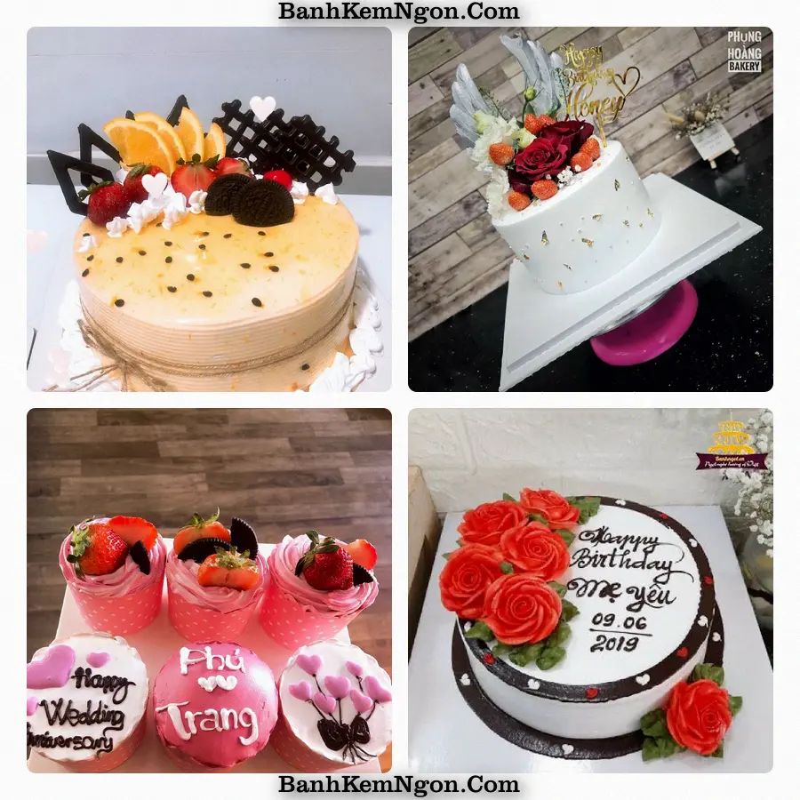 Mẫu bánh kem cho Xã Thủ Thừa - Tỉnh Tây Ninh