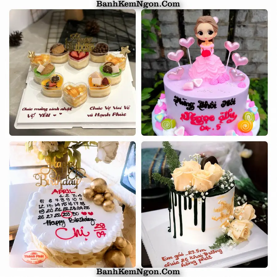 Bánh kem tại Xã Ý Yên, Tỉnh Ninh Bình – Lời chúc cần một hình hài vừa đủ