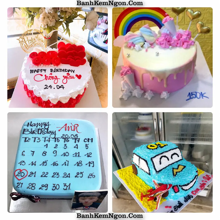 Mẫu bánh kem cho Vĩnh Thạnh
