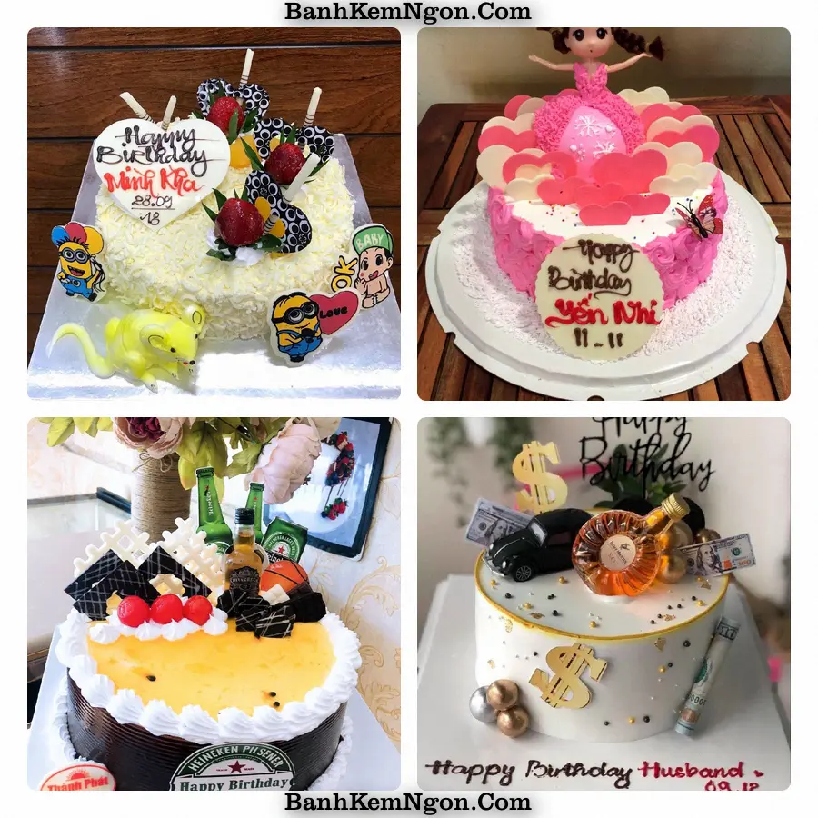 Mẫu bánh kem cho Minh Lương
