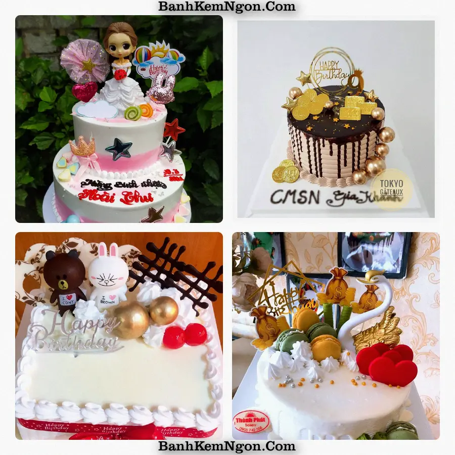 Mẫu bánh kem cho Sóc Sơn