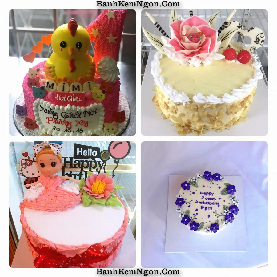 Mẫu bánh kem cho Kiên Lương