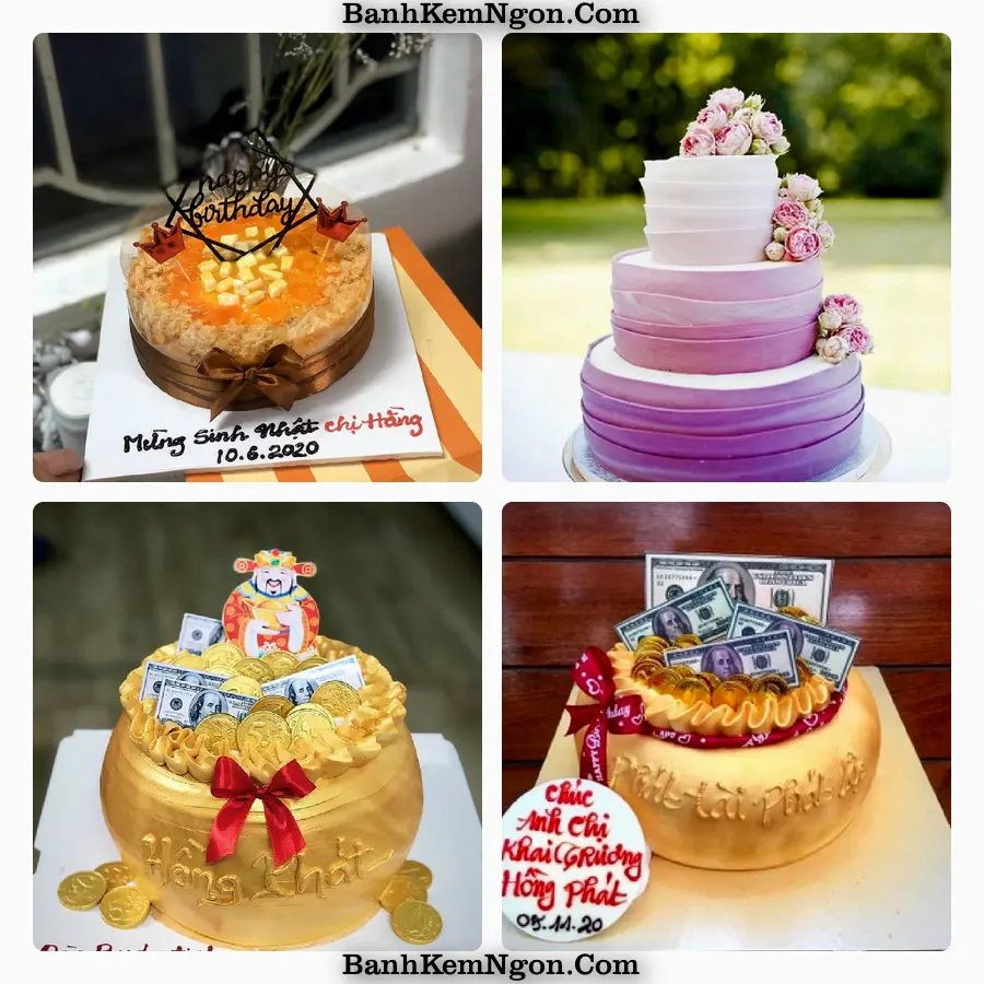 Mẫu bánh kem cho Ba Chúc