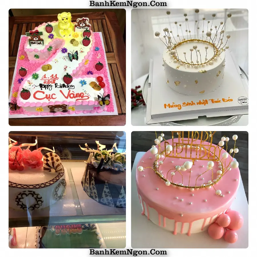 Mẫu bánh kem cho Tri Tôn