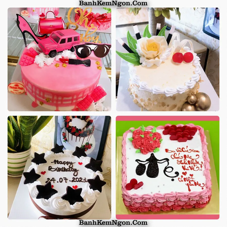 Mẫu bánh kem cho Thanh Bình