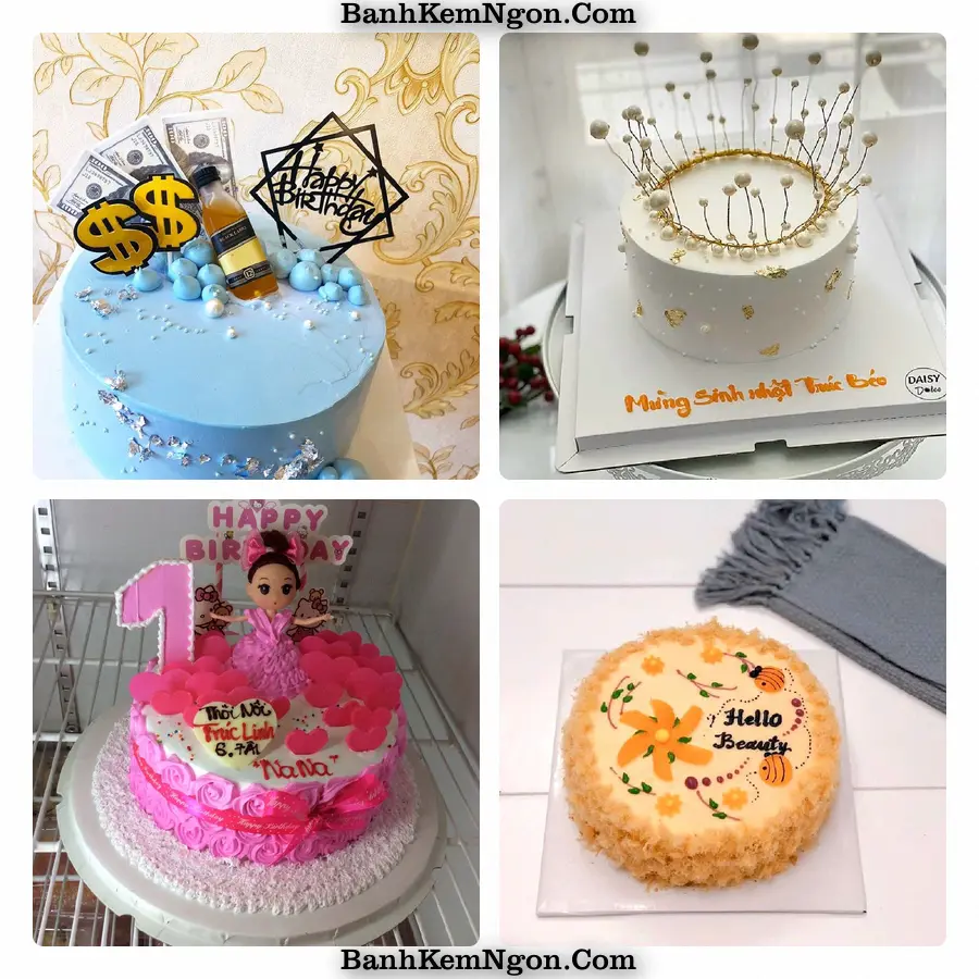 Mẫu bánh kem cho Sa Rài