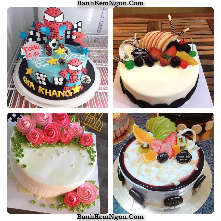 Mẫu bánh kem cho Bình Đại