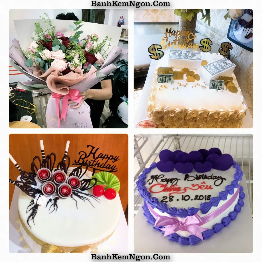 Mẫu bánh kem cho Chợ Lách