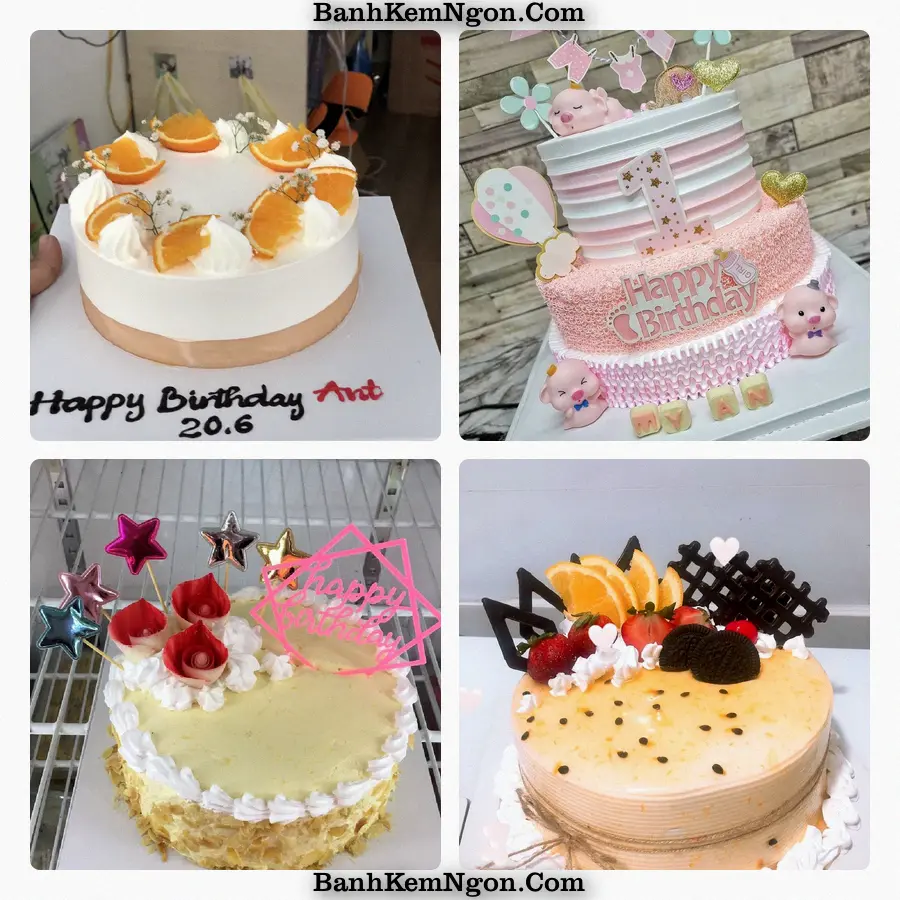 Bánh kem cho dịp mừng tại Phường Đông Hòa - Tỉnh Đắk Lắk